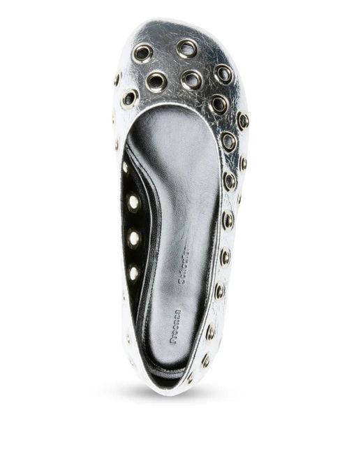 Proenza Schouler Glove Grommet フラットシューズ White