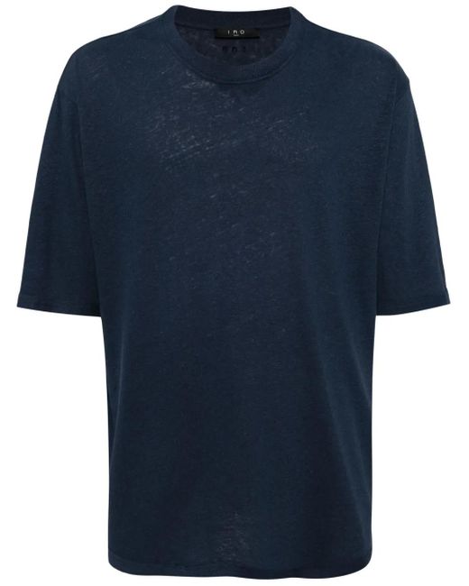IRO Blue Drop-Shoulder Jersey T-Shirt for men
