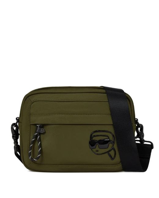 Karl Lagerfeld Umhängetasche Mit Logo-Patch in Green für Herren