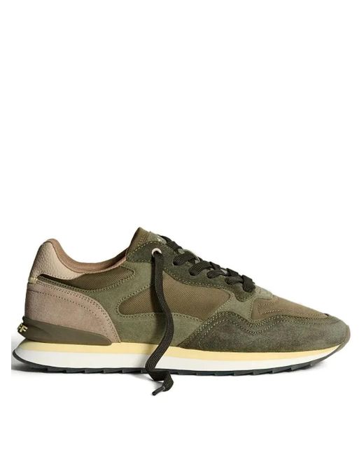 HOFF Green 30Mm City Buenos Aires Panelled Lace-Up Sneakers for men
