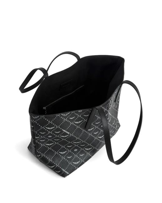Zadig & Voltaire Black Z Shopper Monogram