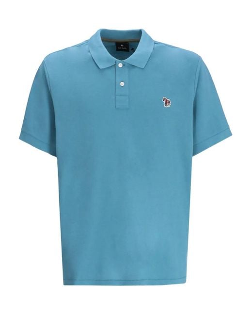 Polo À Patch Zebra Paul Smith pour homme en coloris Blue