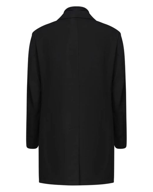 Fay Black Layered Coat for men