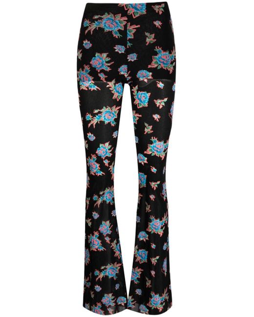 Flared legging cheap print