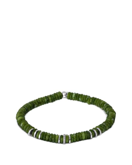 Tateossian Green Positano Beaded Bracelet