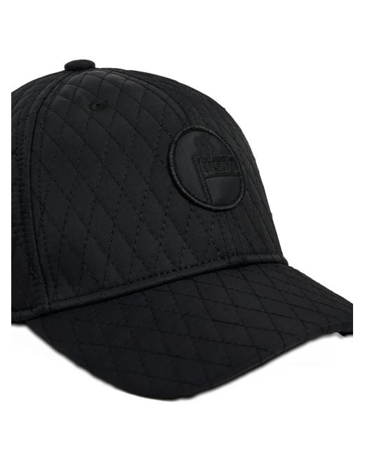 Fusalp Black Quilted Logo-Plaque Baseball Cap