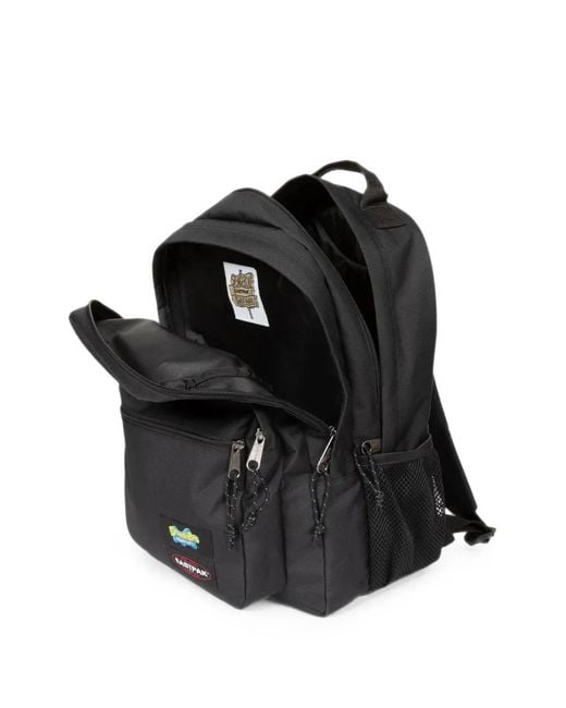 Eastpak Black Spongebob Squarepants Logo-Patch Backpack