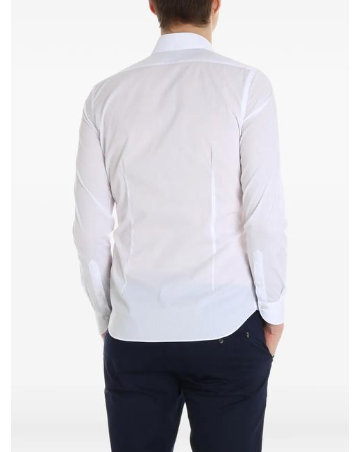 Emanuel Ungaro White Button Pointed-Collar Shirt for men