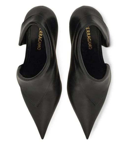 Ferragamo Black Ferragamo Heels