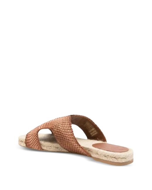 Castaner Brown Pura Woven-Design Espadrilles