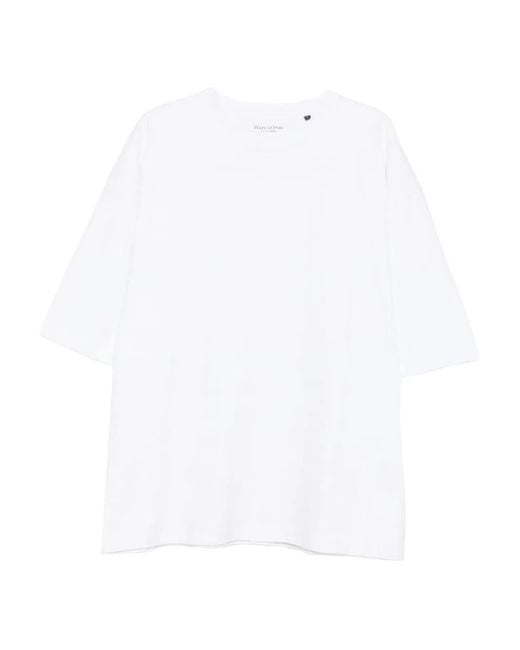 Marc O' Polo White Short-Sleeve Crew-Neck T-Shirt for men