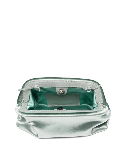 Alberta Ferretti Green Velvet clutch bag