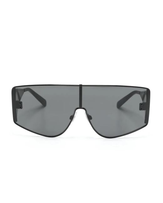 Dolce & Gabbana Gray Shield-Frame Sunglasses for men