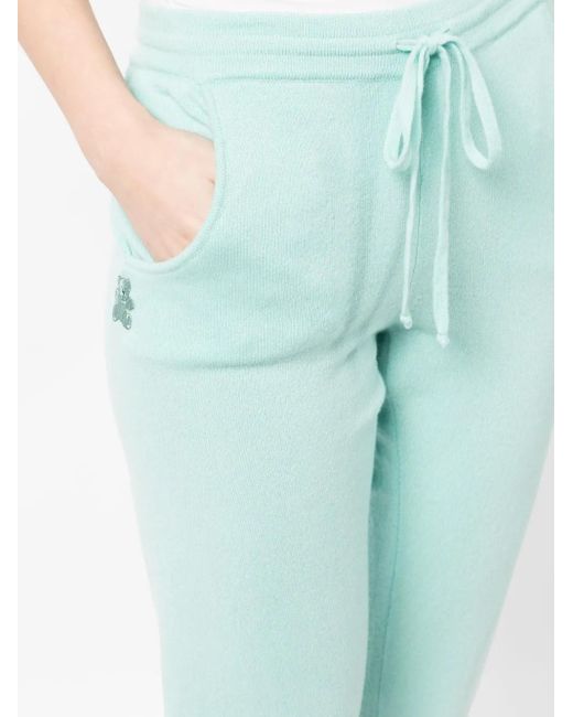 Teddy Cashmere Blue Milano Cashmere Track Pants