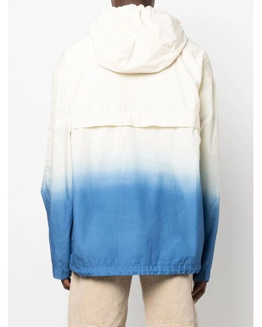Iceberg Blue X Kailand O. Morris Gradient Windbreaker for men