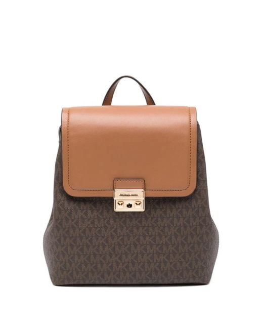Michael Kors Brown Small Tribeca Backpack