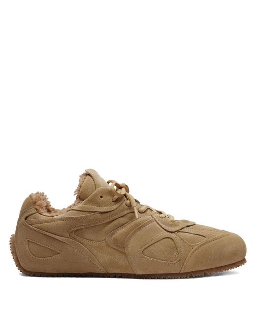 Axel Arigato Brown Slow Shearling Runner Sneakers for men