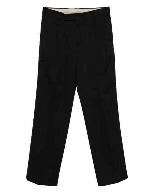 PT Torino Quindici Broek Met Geplooid Detail in het Black voor heren