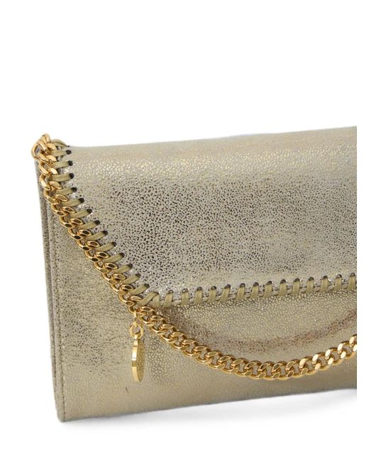 Stella McCartney White Falabella Shaggy Deer Chain-Strap Crossbody Bag
