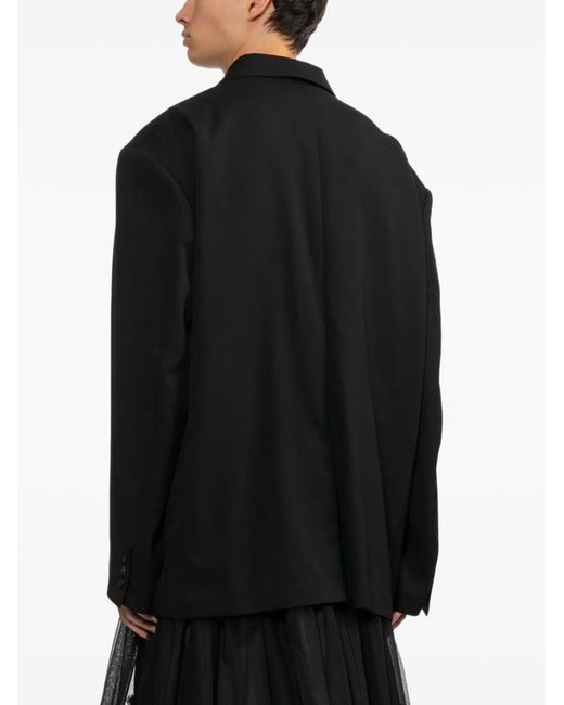 COMME DES GARÇON BLACK Black Wool Blazer