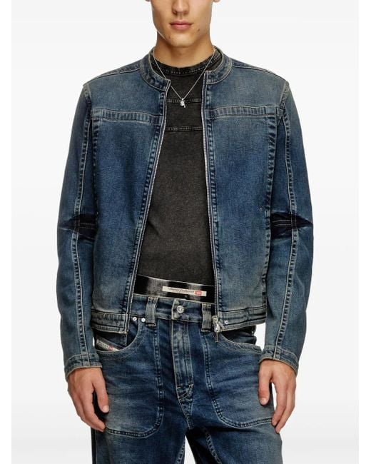 DIESEL Blue D-Glory-Re Denim Jacket for men