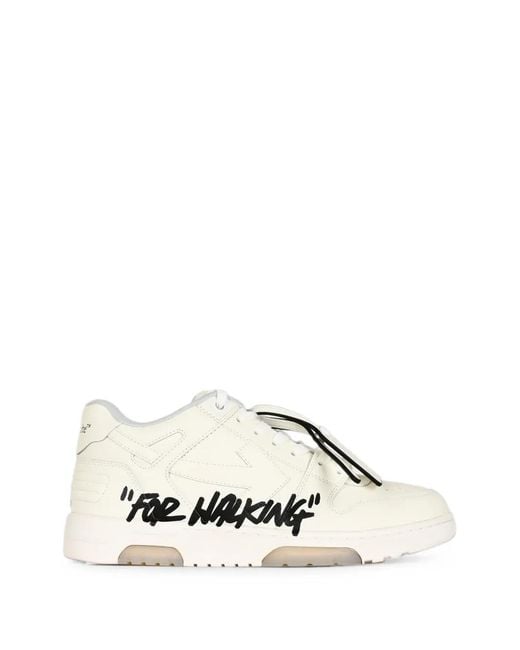 Off-White c/o Virgil Abloh Natural Out Of Office Sneakers for men
