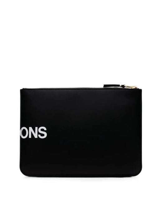 Comme des Garçons Black Huge Logo Pouch for men