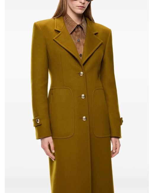 Pinko Green Long Coat