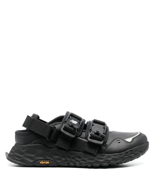 New Balance Black X Junya Watanabe X Comme Des Garçons Buckle-Fastening Sneakers for men