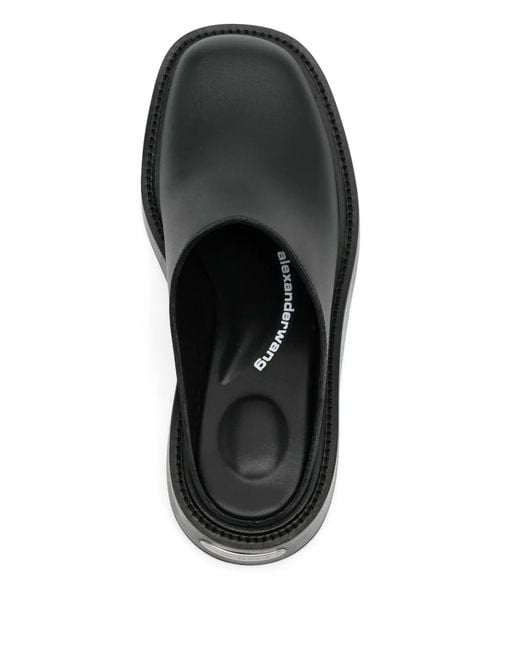 Alexander Wang Black Slip-On Style Mules