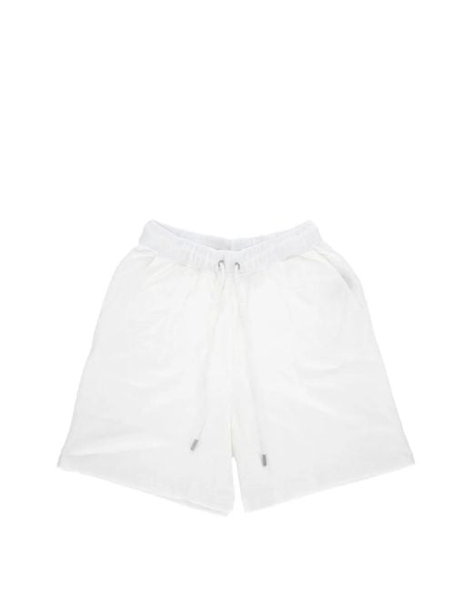 Majestic Filatures White Drawstring Shorts