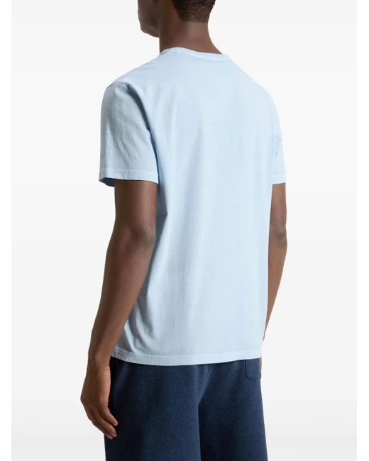 Woolrich Stückgefärbtes T-Shirt in Blue für Herren