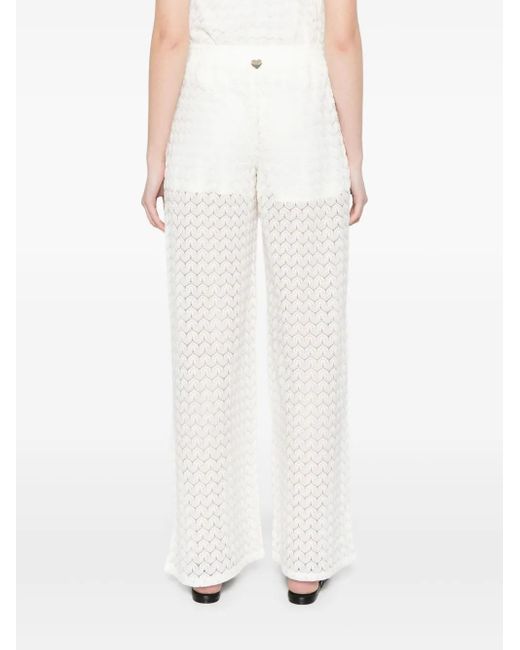 Twinset レース パンツ White