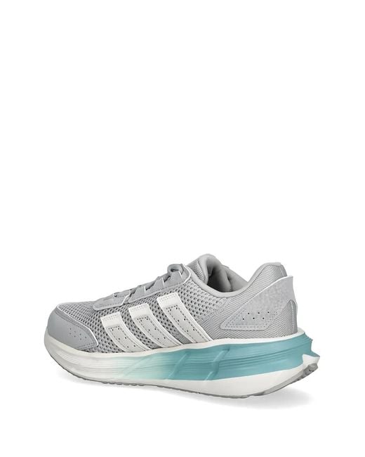 Adidas White Astrastar Lace-Up Sneakers