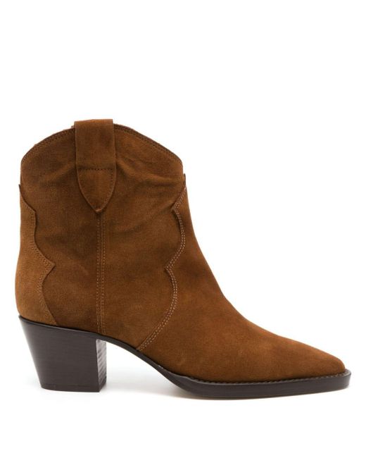 Anna F. Brown 9659 50mm Ankles Boots