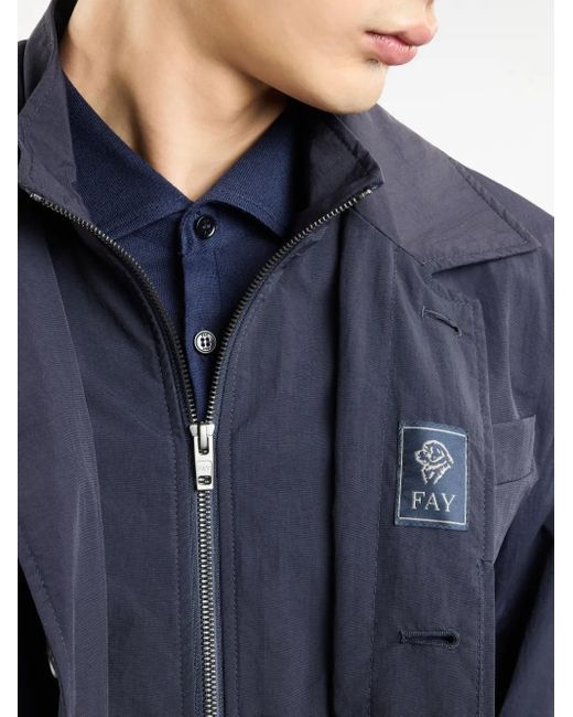 Fay Blue Morning Jacket for men