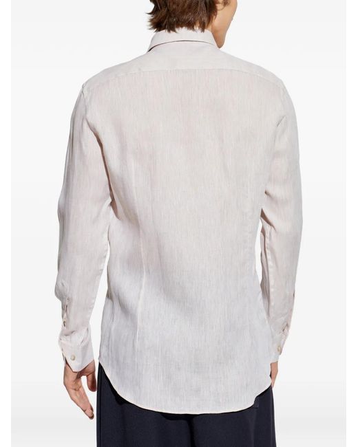 Etro Overhemd Met Knopen in het White voor heren