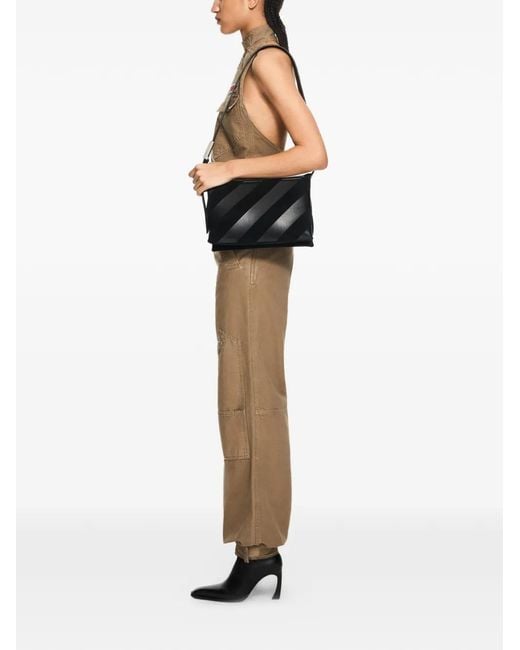 Off-White c/o Virgil Abloh White Sandbag 404 Diagonal Shoulder Bag
