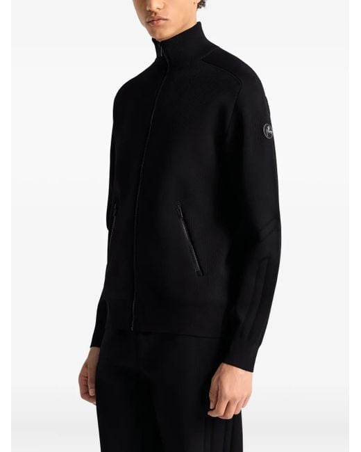 Fusalp Geribbeld Bomberjack Met Intarsia Vlak in het Black voor heren