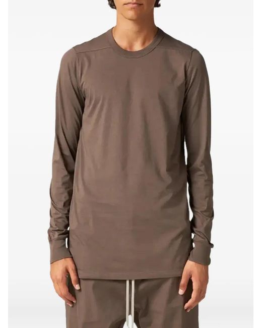 Rick Owens Brown Long-Sleeve T-Shirt for men