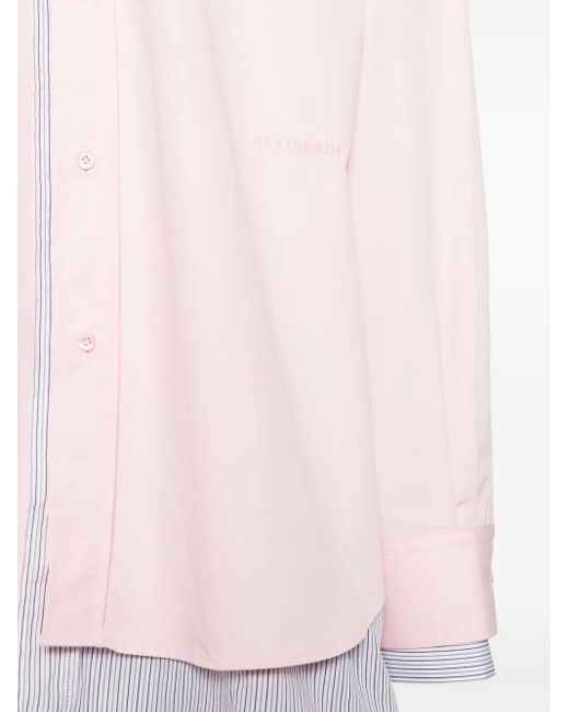 ALAINPAUL Pink Layered Shirt
