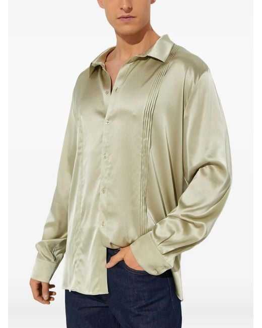 SER.O.YA Natural Moss Buttoned Shirt
