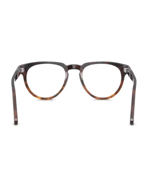 Persol Natural Round-Frame Glasses
