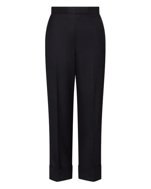 Thom Browne Blue Pantalon De Tailleur À Bandes Latérales