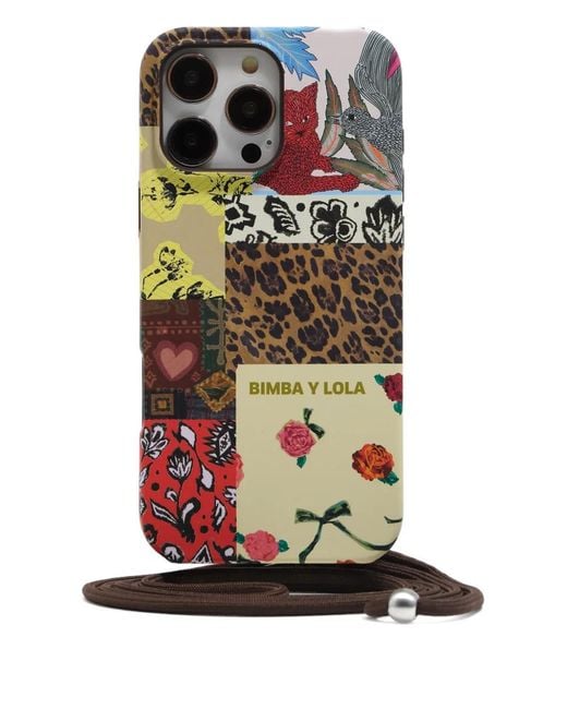 Bimba Y Lola White Iphone 15 Pro Max Patchwork Phone Case