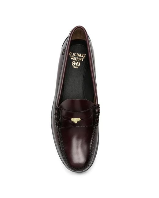 G.H.BASS White Weejun Heritage Loafers for men