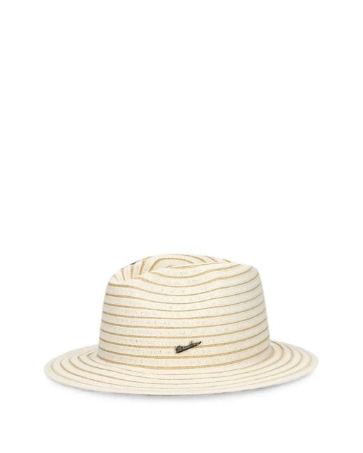 Borsalino Natural Leo Fedora Hat for men