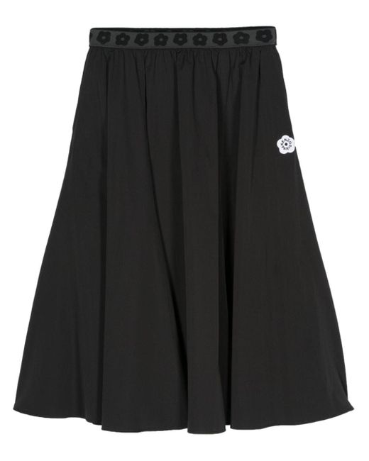 KENZO Black Boke 2.0 Midi Skirt