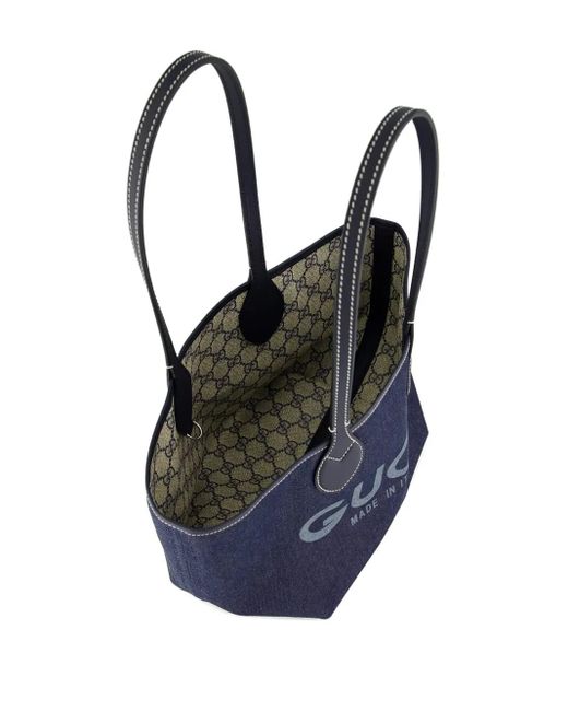 Gucci Blue Small Totissima Tote Bag