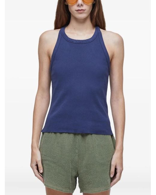 Osklen レーサーバック トップ Blue